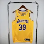 Camisola amarela dos Los Angeles Lakers Dwight Howard #39 para homem Los Angeles Lakers Dwight Howard #39 Yellow Men’s Jersey