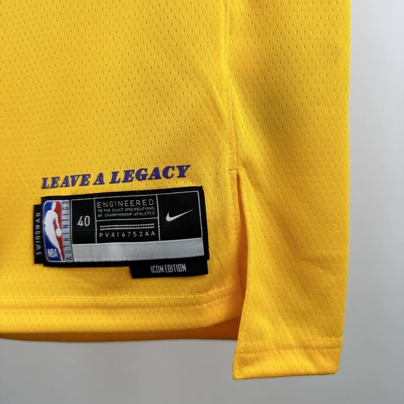 Los Angeles Lakers Dwight Howard #39 Yellow Men’s Jersey