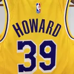 Los Angeles Lakers Dwight Howard #39 Yellow Men’s Jersey