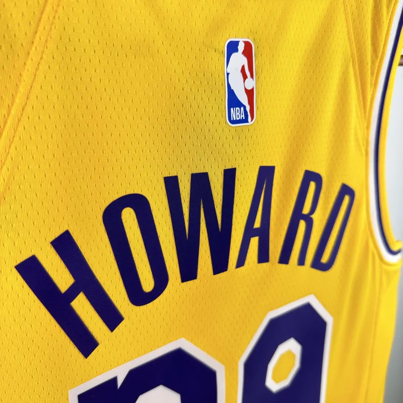 Los Angeles Lakers Dwight Howard #39 Yellow Men’s Jersey
