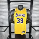 Los Angeles Lakers Dwight Howard #39 Yellow Men’s Jersey
