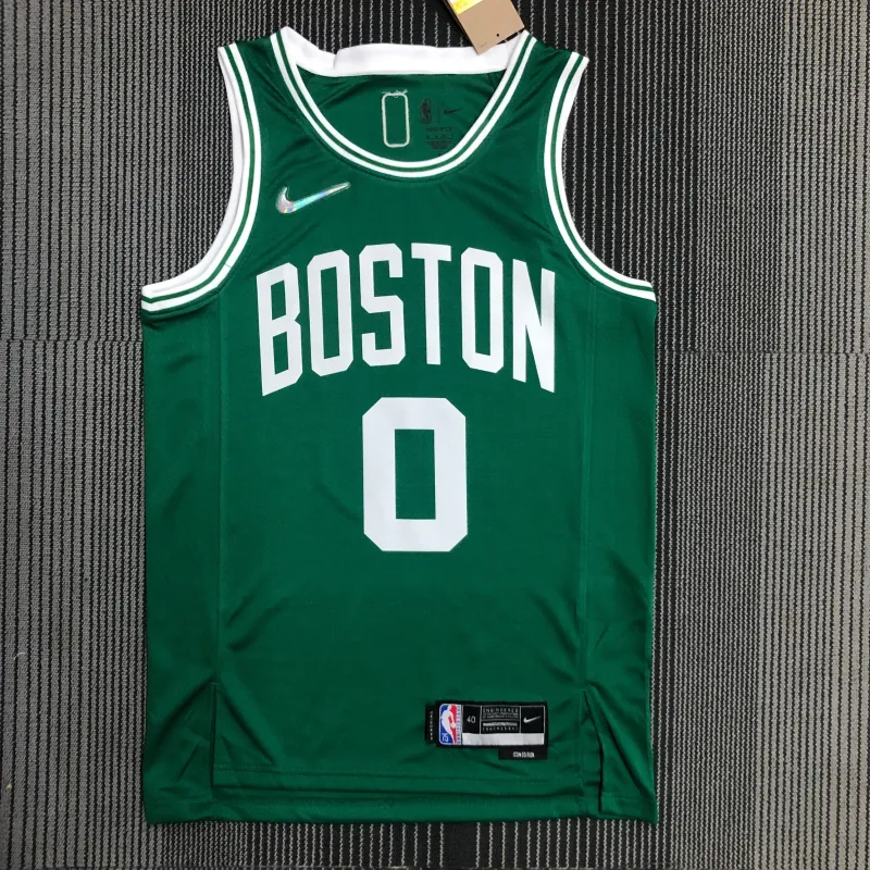 Boston Celtics 75th Anniversary Jayson Tatum #0 Green Men’s Jersey