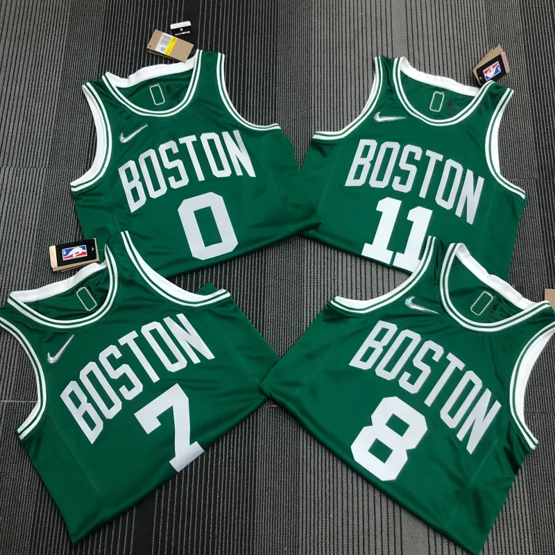 Boston Celtics 75th Anniversary Jayson Tatum #0 Green Men’s Jersey