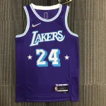 2022/23 Los Angeles Lakers 75e verjaardag City Edition Kobe Bryant #24 herenshirt 2022/23 Los Angeles Lakers 75th Anniversary City Edition Kobe Bryant #24 Heren Jersey