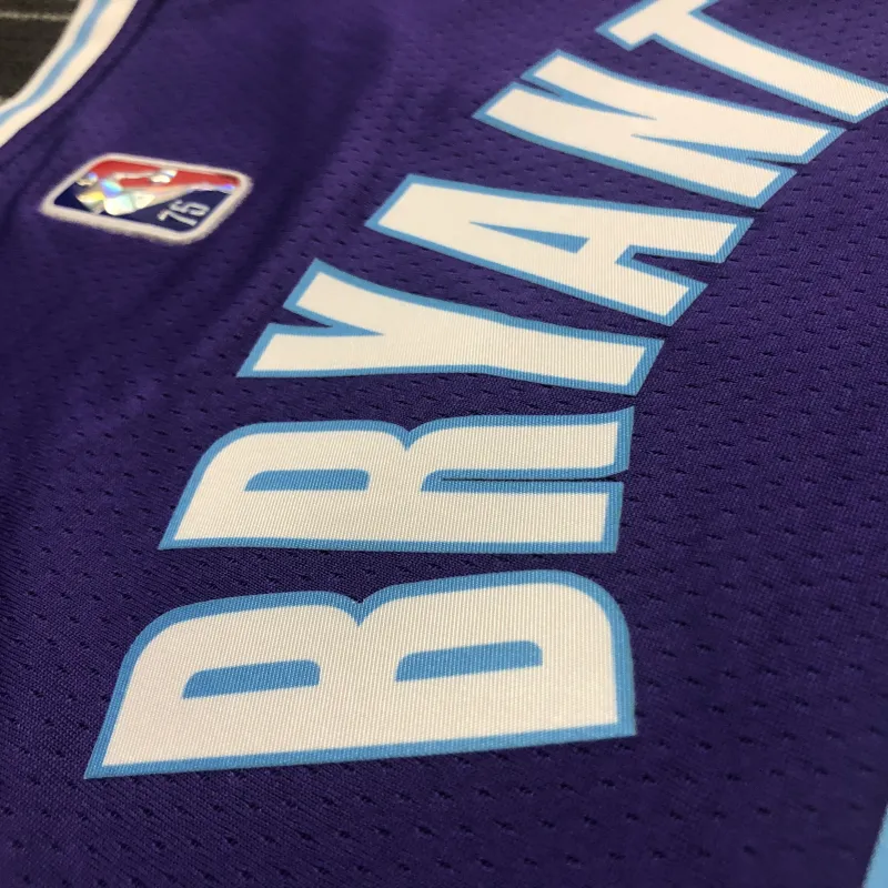 2022/23 Los Angeles Lakers 75th Anniversary City Edition Kobe Bryant #24 Heren Jersey