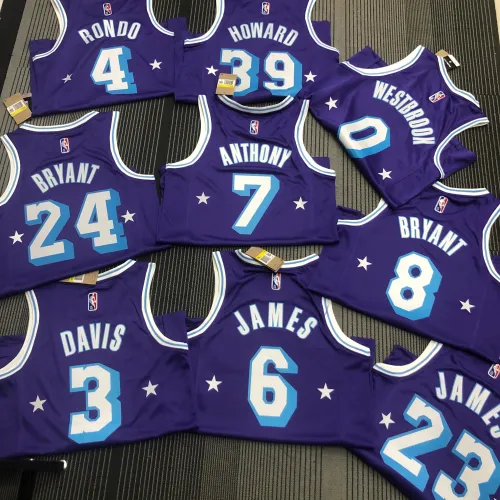 Maglia Los Angeles Lakers 75th Anniversary City Edition Carmelo Anthony #7 Uomo 2022/23