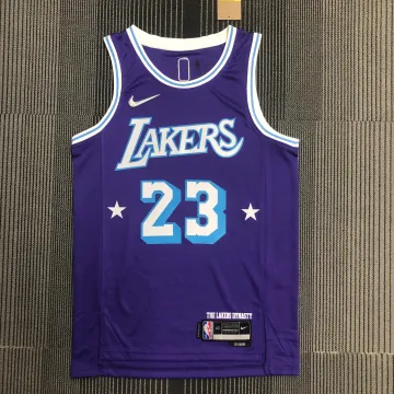 Maglia Los Angeles Lakers 75th Anniversary City Edition LeBron James #23 Uomo 2022/23