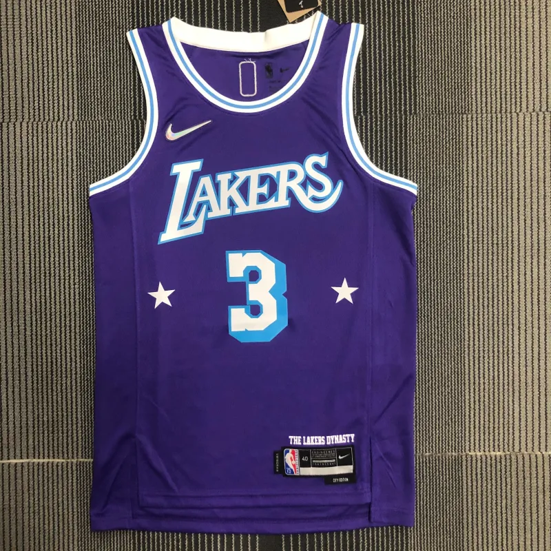 2022/23 Los Angeles Lakers 75th Anniversary City Edition Anthony Davis #3 Men’s Jersey