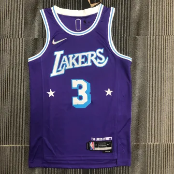 2022/23 Los Angeles Lakers 75th Anniversary City Edition Anthony Davis #3 Maglia da uomo