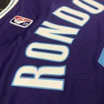 2022/23 Los Angeles Lakers 75th Anniversary City Edition Rajon Rondo #4 Maglia Uomo