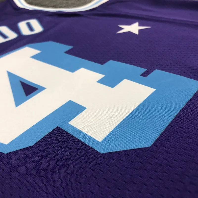 2022/23 Los Angeles Lakers 75th Anniversary City Edition Rajon Rondo #4 Maglia Uomo