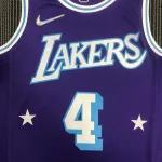 2022/23 Los Angeles Lakers 75th Anniversary City Edition Rajon Rondo #4 Maglia Uomo