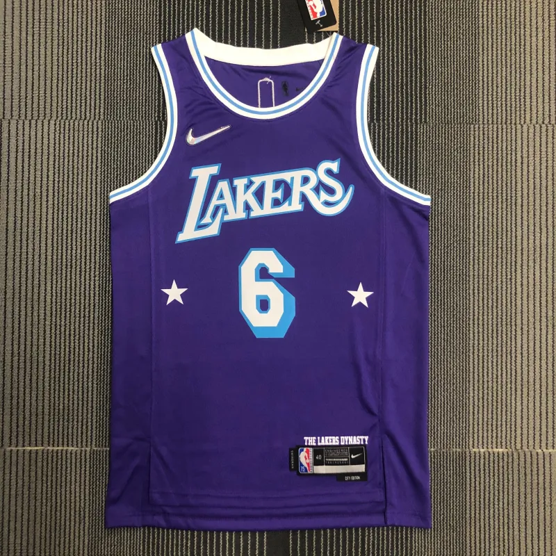 2022/23 Los Angeles Lakers 75th Anniversary City Edition LeBron James #6 Men’s Jersey