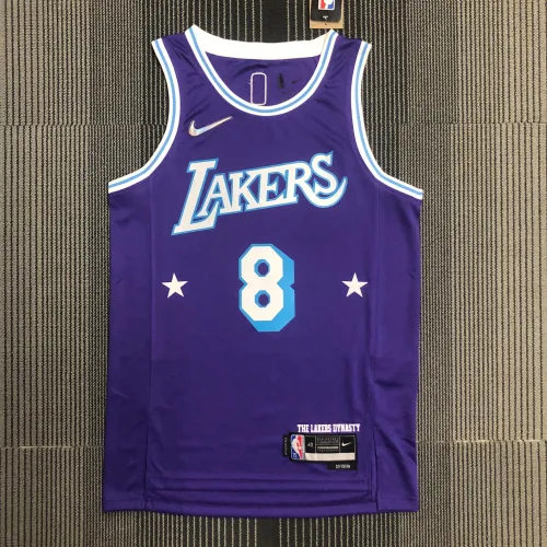 Maglia Los Angeles Lakers 75th Anniversary City Edition Kobe Bryant #8 Uomo 2022/23