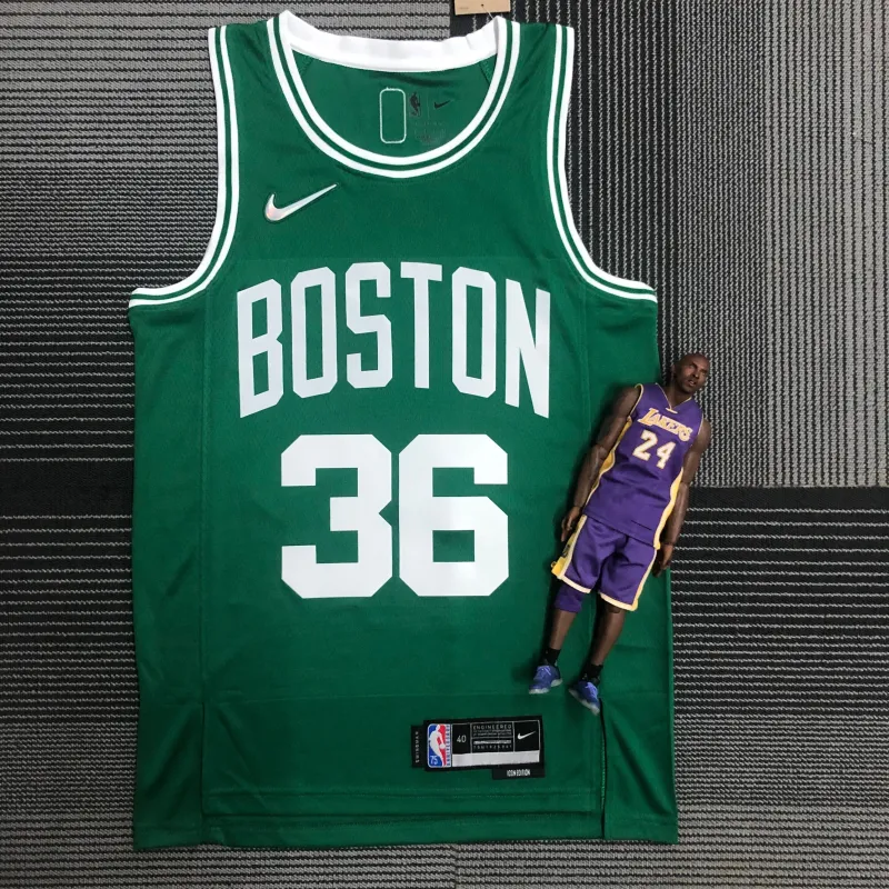 Boston Celtics 75th Anniversary Marcus Smart #36 Green Men’s Jersey