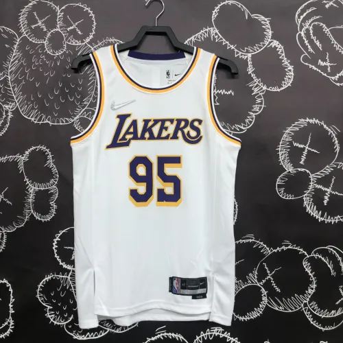 Los Angeles Lakers 75e verjaardag Kyle Anderson #95 Herenshirt
