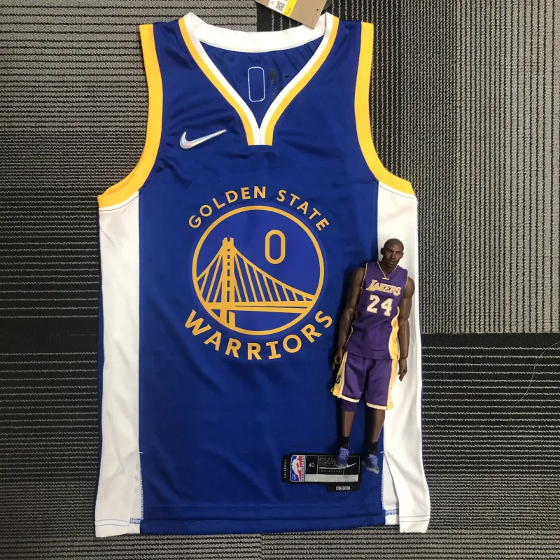 Golden State Warriors 75th Anniversary Blue #0 Men’s Jersey