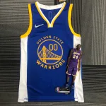 Golden State Warriors 75e jubileum blauw Jonathan Kuminga #00 herenjersey Golden State Warriors 75th Anniversary Blue Jonathan Kuminga #00 Herenshirt