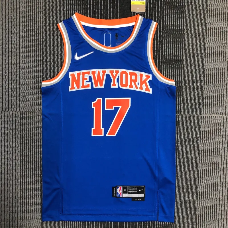 New York Knicks Blue Jeremy Lin #17 Jersey | NBA Swingman Jersey