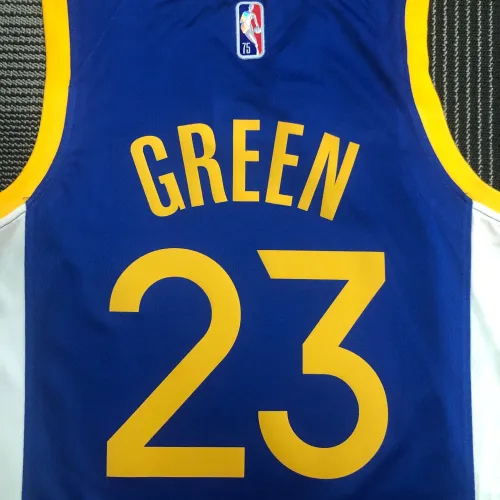 Golden State Warriors 75. Jahrestag blau Draymond Green #23 Männer Trikot