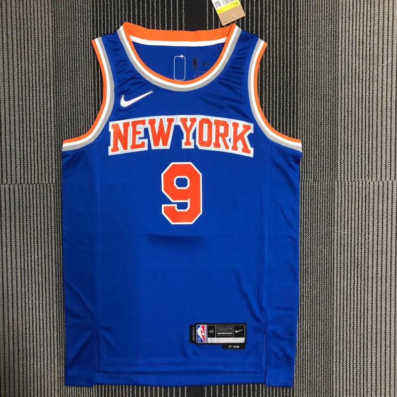 New York Knicks Blue #9 Jersey | NBA Swingman Jersey