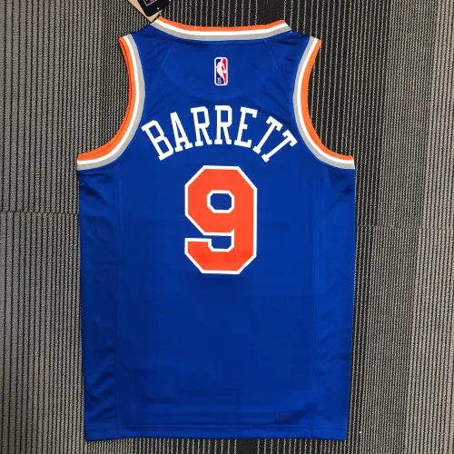 Camisola azul #9 dos New York Knicks | Camisola Swingman da NBA