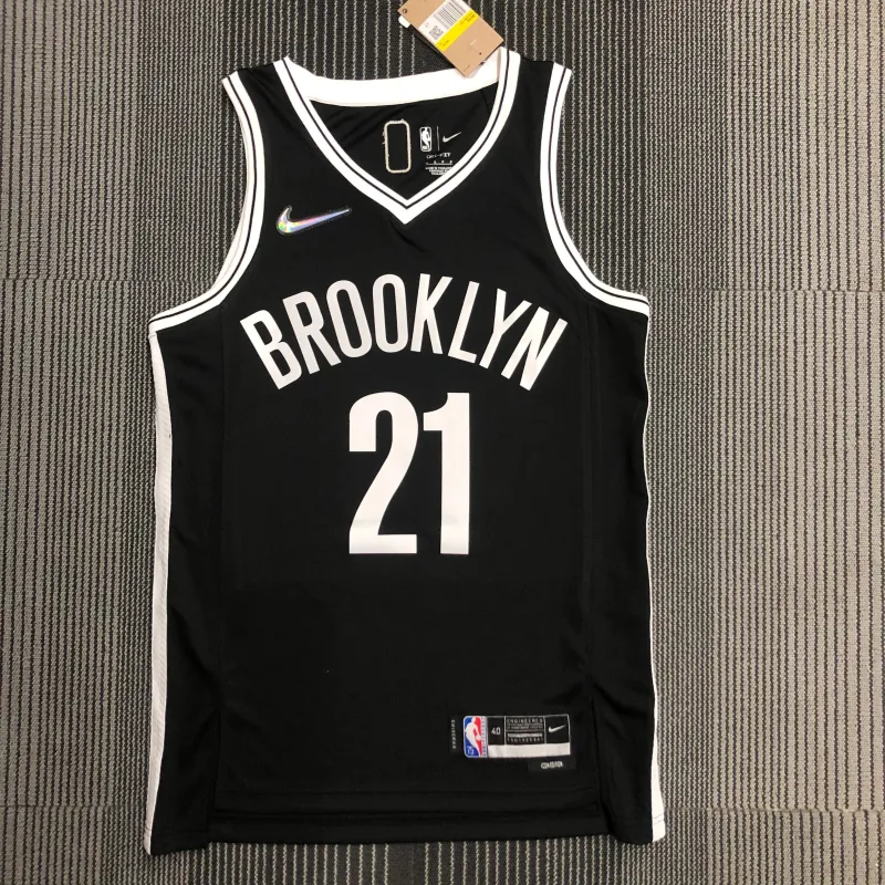 Brooklyn Nets 75-jähriges Jubiläum: LaMarcus Aldridge #21 Herren-Trikot