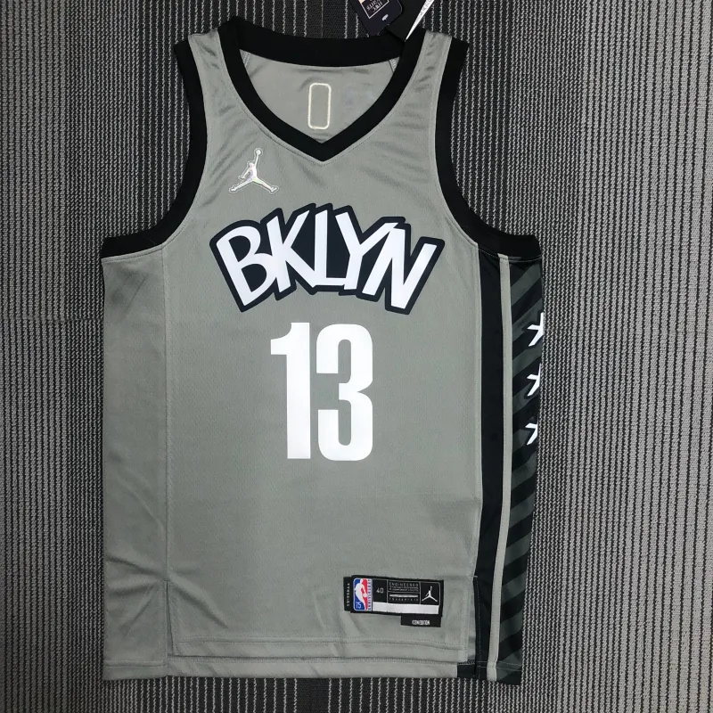 Brooklyn Nets 75th Anniversary Jordan Edition James Harden #13 Men’s Jersey