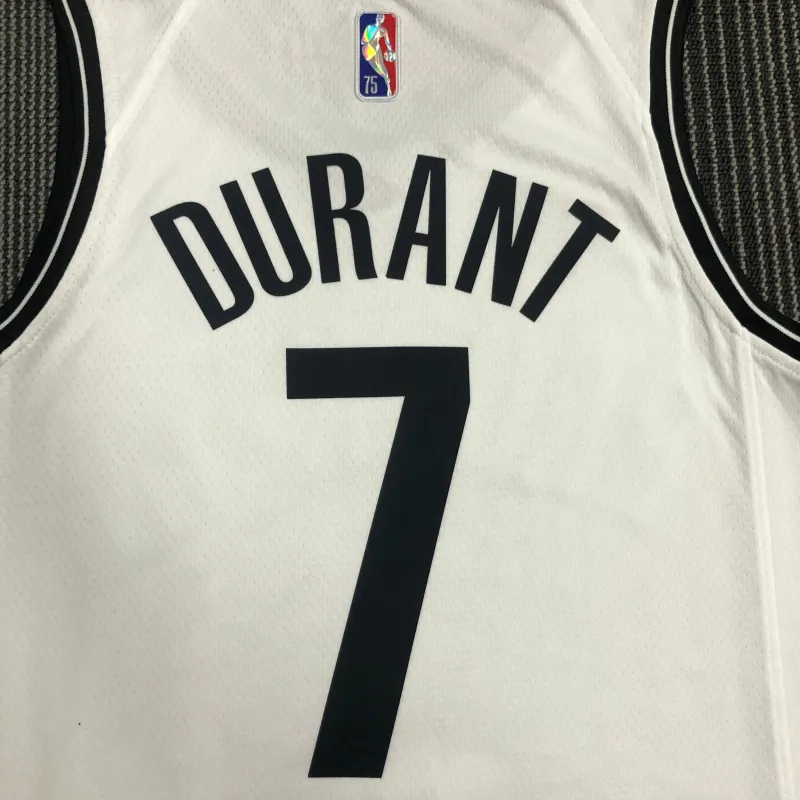Brooklyn Nets 75th Anniversary Kevin Durant #7 Heren Jersey