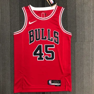 Maillot Hommes Chicago Bulls 75th Anniversary Michael Jordan #45