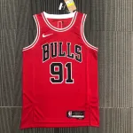 Chicago Bulls 75e jubileum Dennis Rodman #91 herenjersey Chicago Bulls 75th Anniversary Dennis Rodman #91 Men’s Jersey