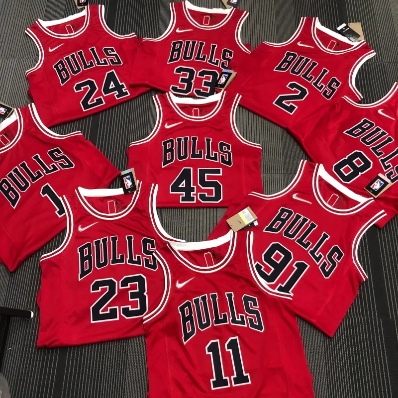 Chicago Bulls 75th Anniversary Dennis Rodman #91 Men’s Jersey
