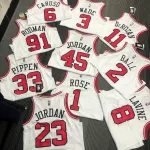 Chicago Bulls 75th Anniversary Michael Jordan #45 Men’s Jersey