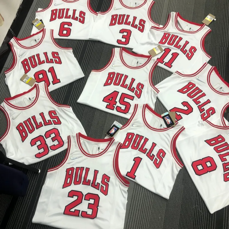 Chicago Bulls 75th Anniversary Michael Jordan #45 Men’s Jersey