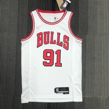 Maillot homme Chicago Bulls 75e anniversaire Dennis Rodman #91