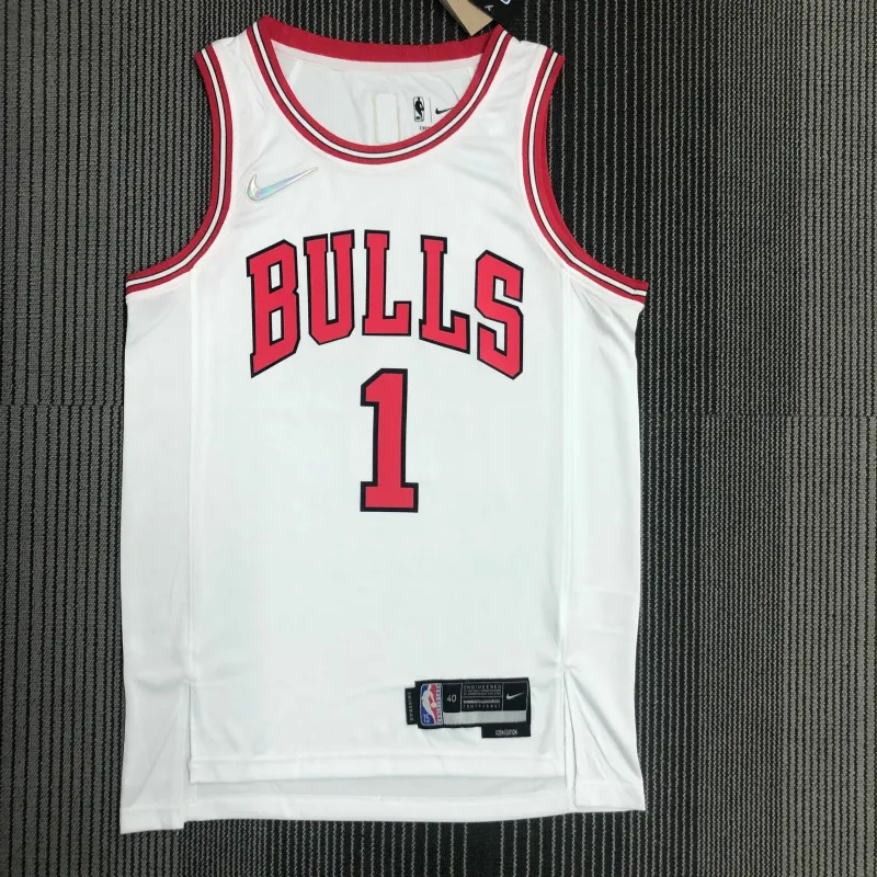 Chicago Bulls 75th Anniversary Derrick Rose #1 Men’s Jersey