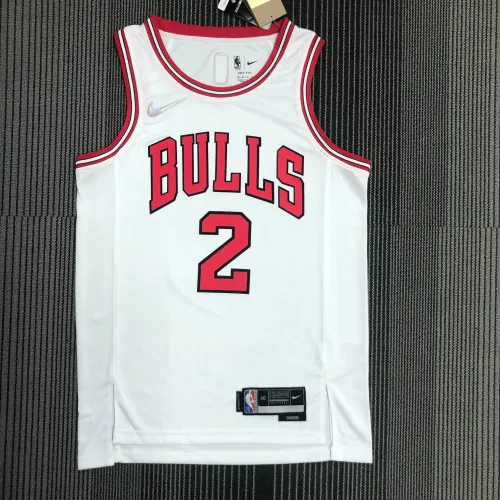 Maglia Chicago Bulls 75th Anniversary Lonzo Ball #2 Uomo
