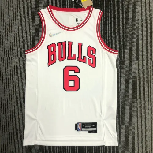 Chicago Bulls 75. Jubiläum Ayo Dosunmu #6 Herren-Trikot