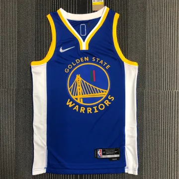 Golden State Warriors 75. Jahrestag blau Klay Thompson #11 Herren-Trikot