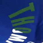 Maglia da uomo Klay Thompson blu #11 per il 75° anniversario dei Golden State Warriors