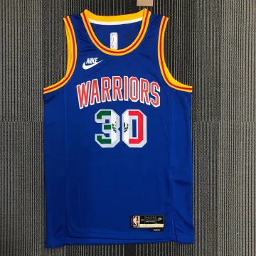 Golden State Warriors 75. Jahrestag Stephen Curry #30 Männer Trikot