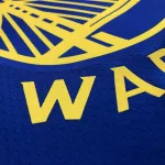 Golden State Warriors 75th Anniversary V-Neck Blue Andrew Wiggins #22 Men’s Jersey