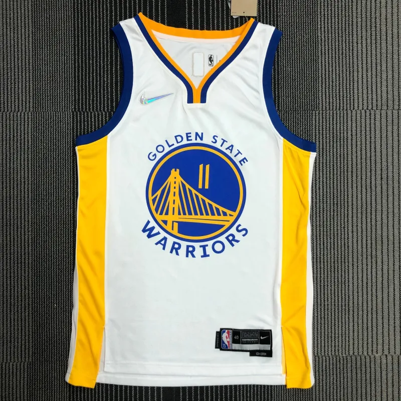 Golden State Warriors 75th Anniversary White Klay Thompson #11 Men’s Jersey