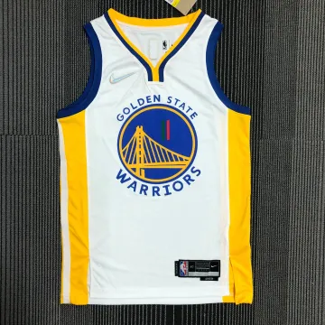 Golden State Warriors 75. Jahrestag weiß Klay Thompson #11 Herren-Trikot