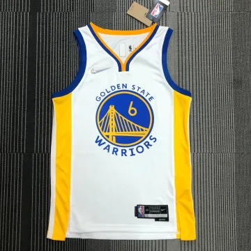 Maillot Hommes Golden State Warriors 75th Anniversary Blanc #6