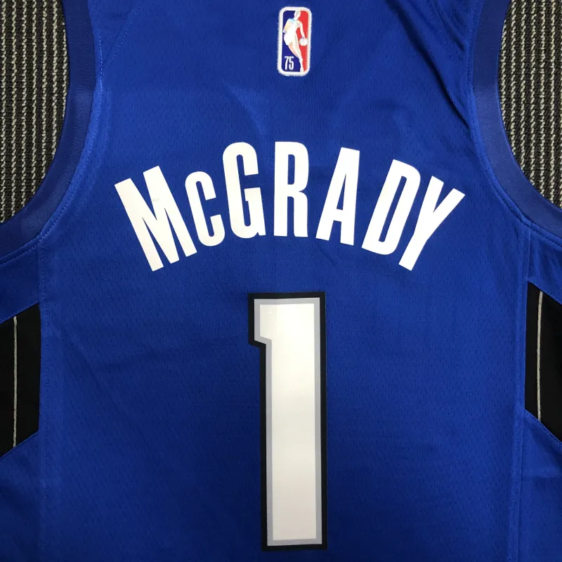 75th Anniversary Orlando Magic Black Cole Anthony #50 Herenshirt