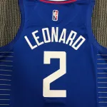 LA Clippers 75th Anniversary Blue Kawhi Leonard #2 Men’s Jersey