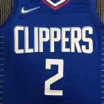 LA Clippers 75th Anniversary Blue Kawhi Leonard #2 Men’s Jersey