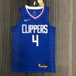 Maglia LA Clippers 75° Anniversario Blu #4 Uomo LA Clippers 75th Anniversary Blue #4 Men’s Jersey