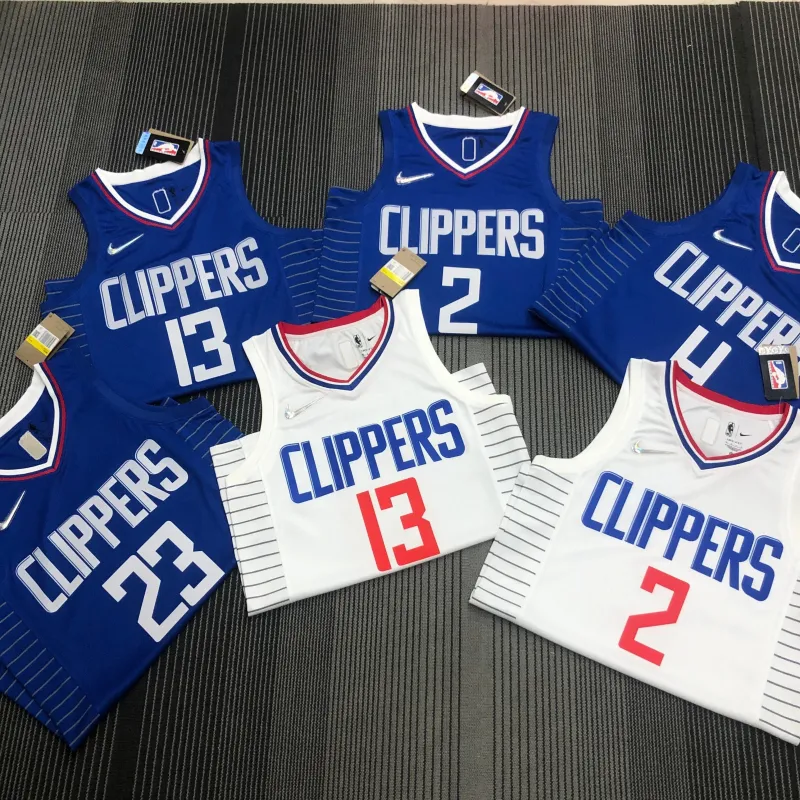 LA Clippers 75th Anniversary White Kawhi Leonard #2 Men’s Jersey